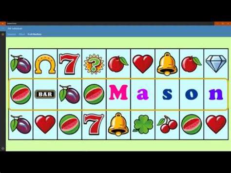 fruit machine randomizer